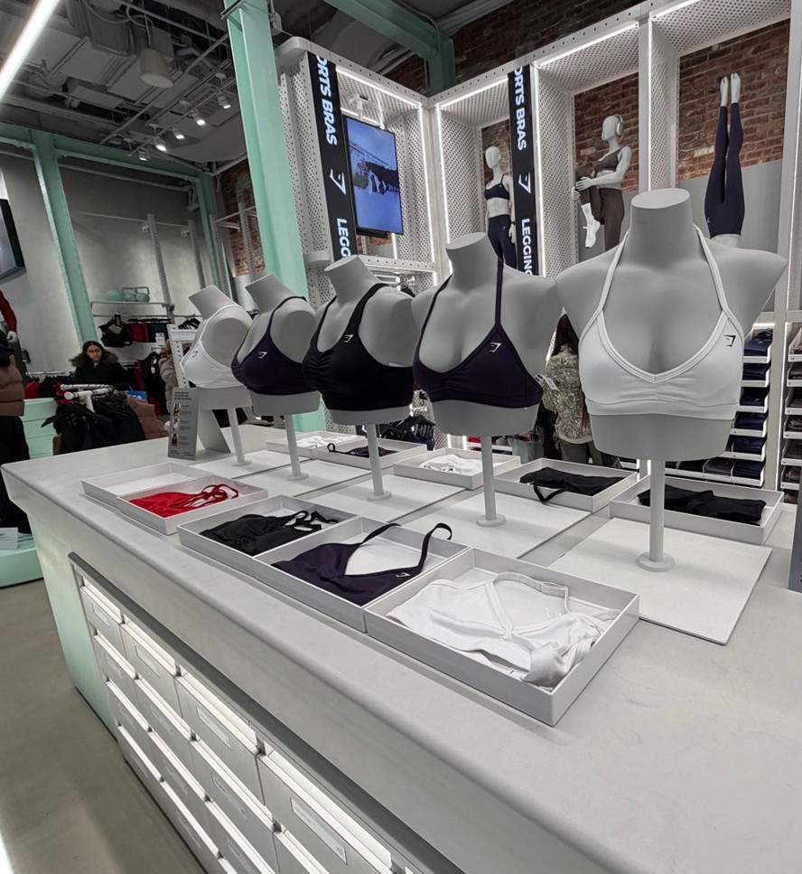 Gymshark store interior